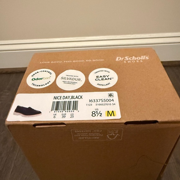 Dr. Scholl's Nice Day, Black Loafers, comfort shoe, odorban, size: 8.5M NWT - Picture 3 of 9